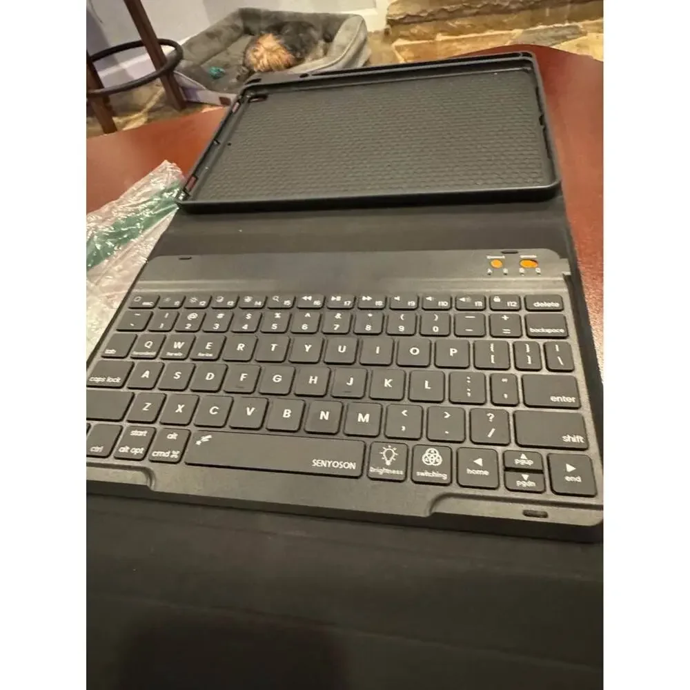 BLUTLOTUS For IPad 9th Generation Case With Keyboard 10.2 Inch - Backlit Wirele